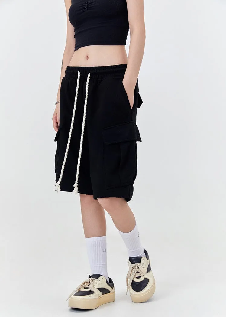 Oversized Bermuda Sweat Shorts