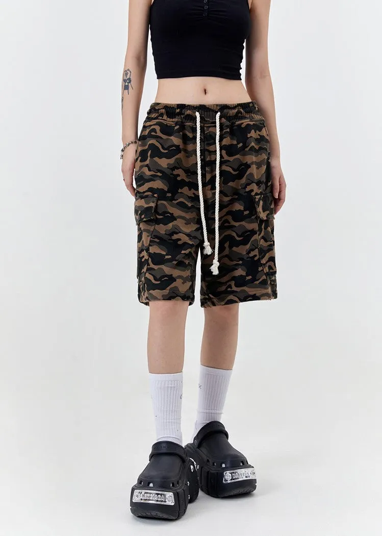 Oversized Bermuda Sweat Shorts