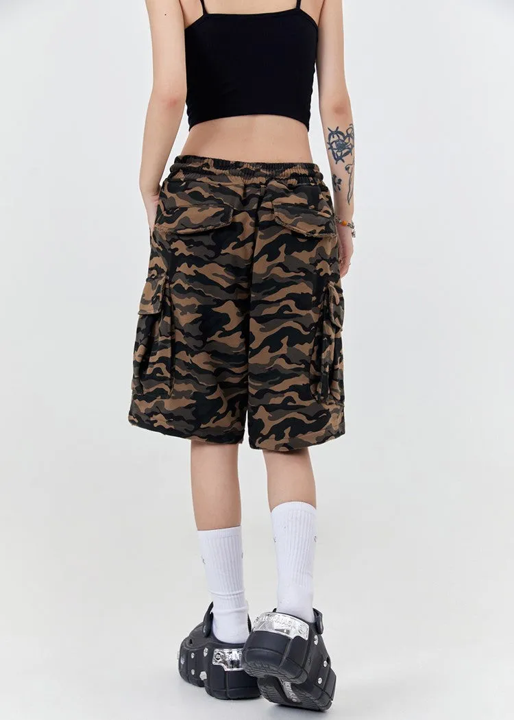 Oversized Bermuda Sweat Shorts