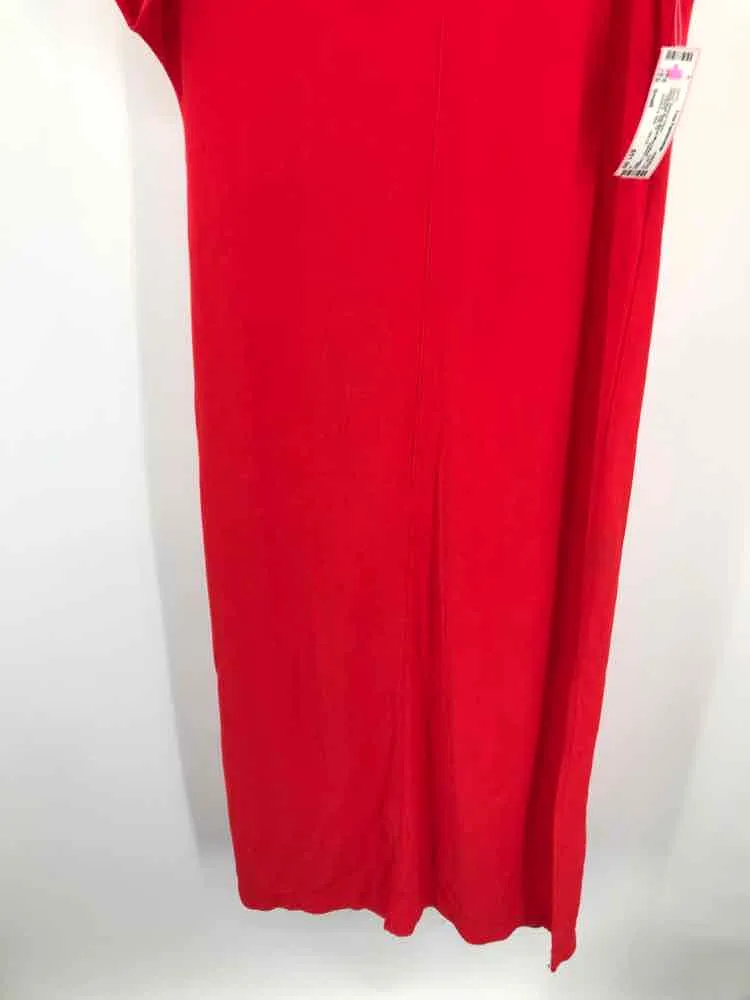 Pre-Owned GSTQ Red Size Small Maxi Short Sleeve Dress