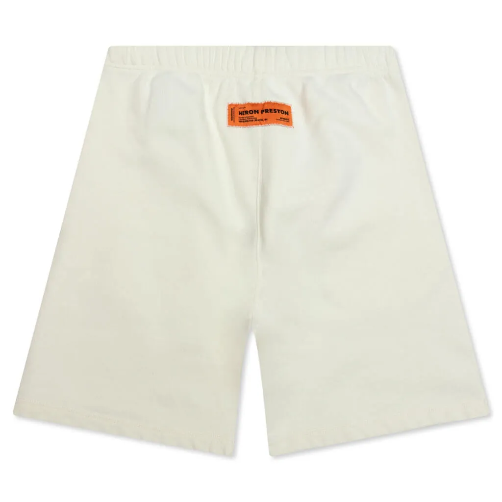 Racing Sweat Shorts - White/Black