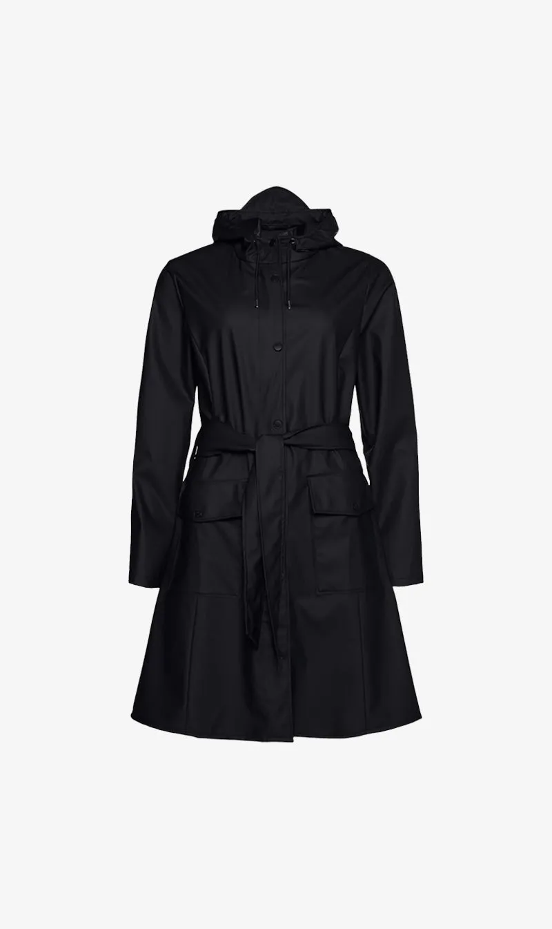  RAINS      Curve Jacket - Black 