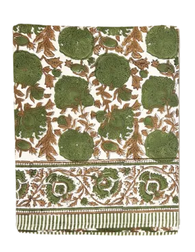 Rectangle Table Cover, Green Forest