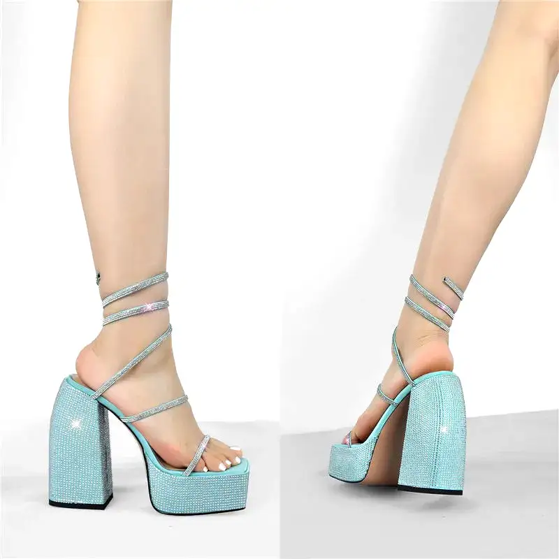 Sandals Queen Yilli (Sky Blue)