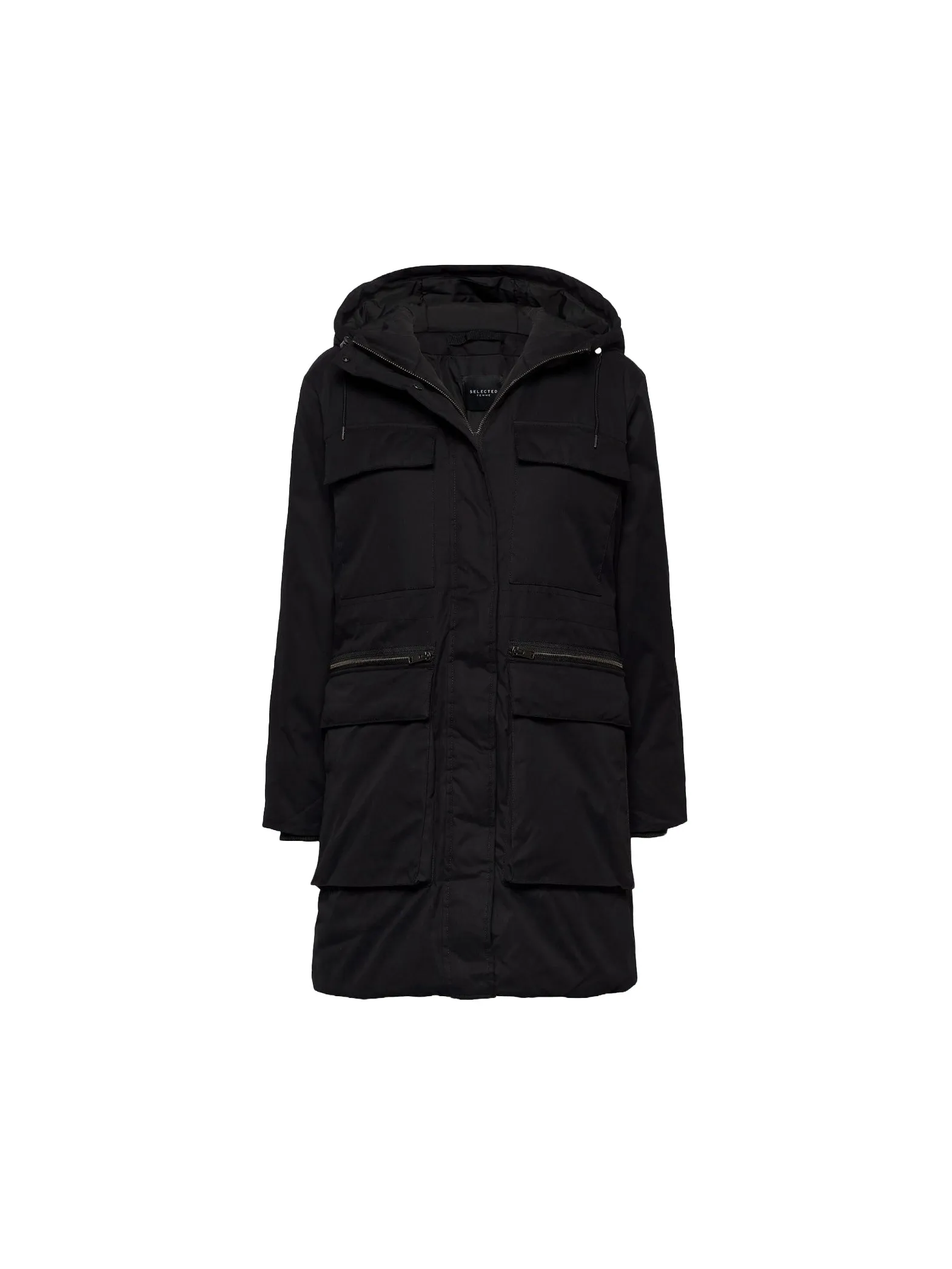 SELECTED FEMME JACKA OLIVIA PARKA BLACK