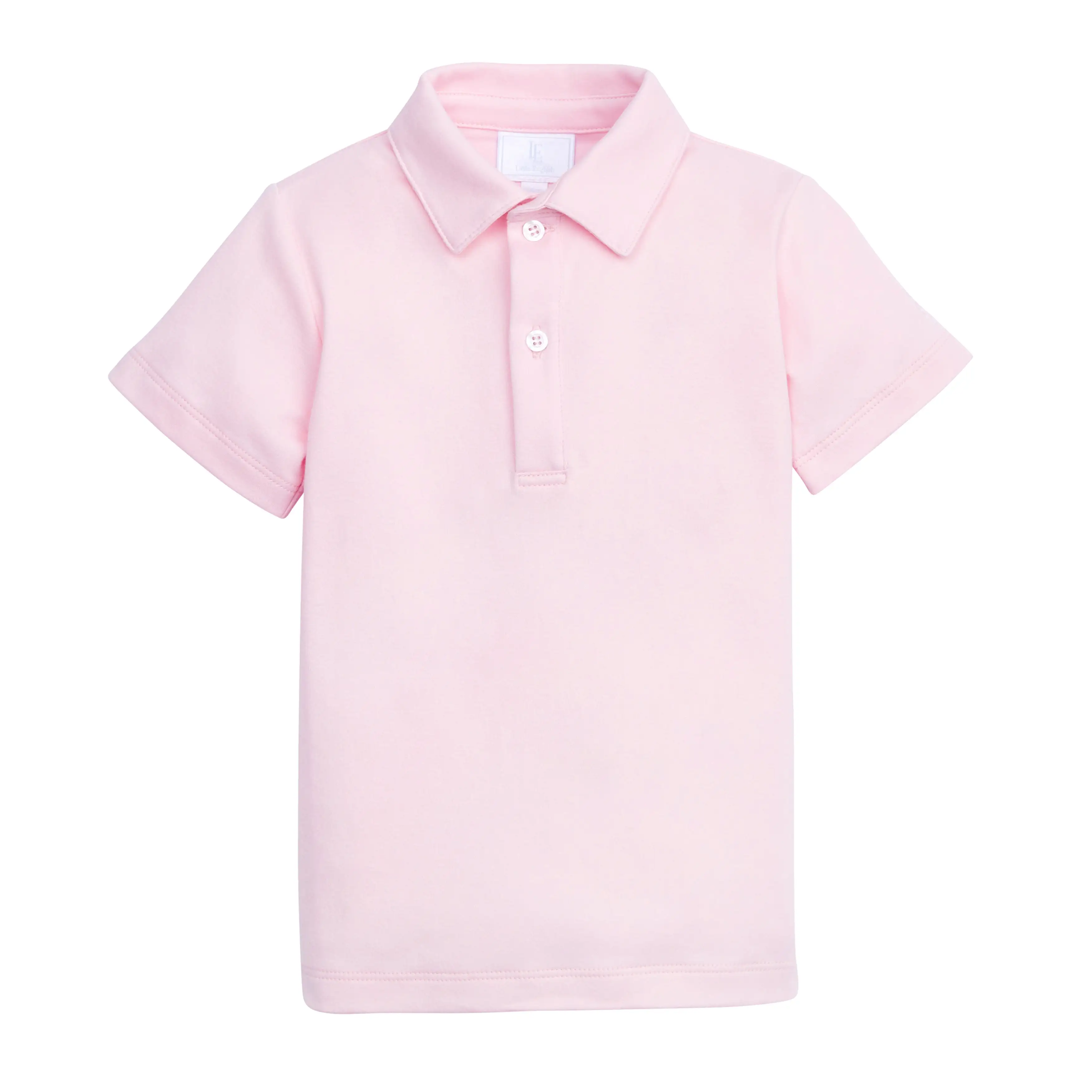 Short Sleeve Polo - Light Pink