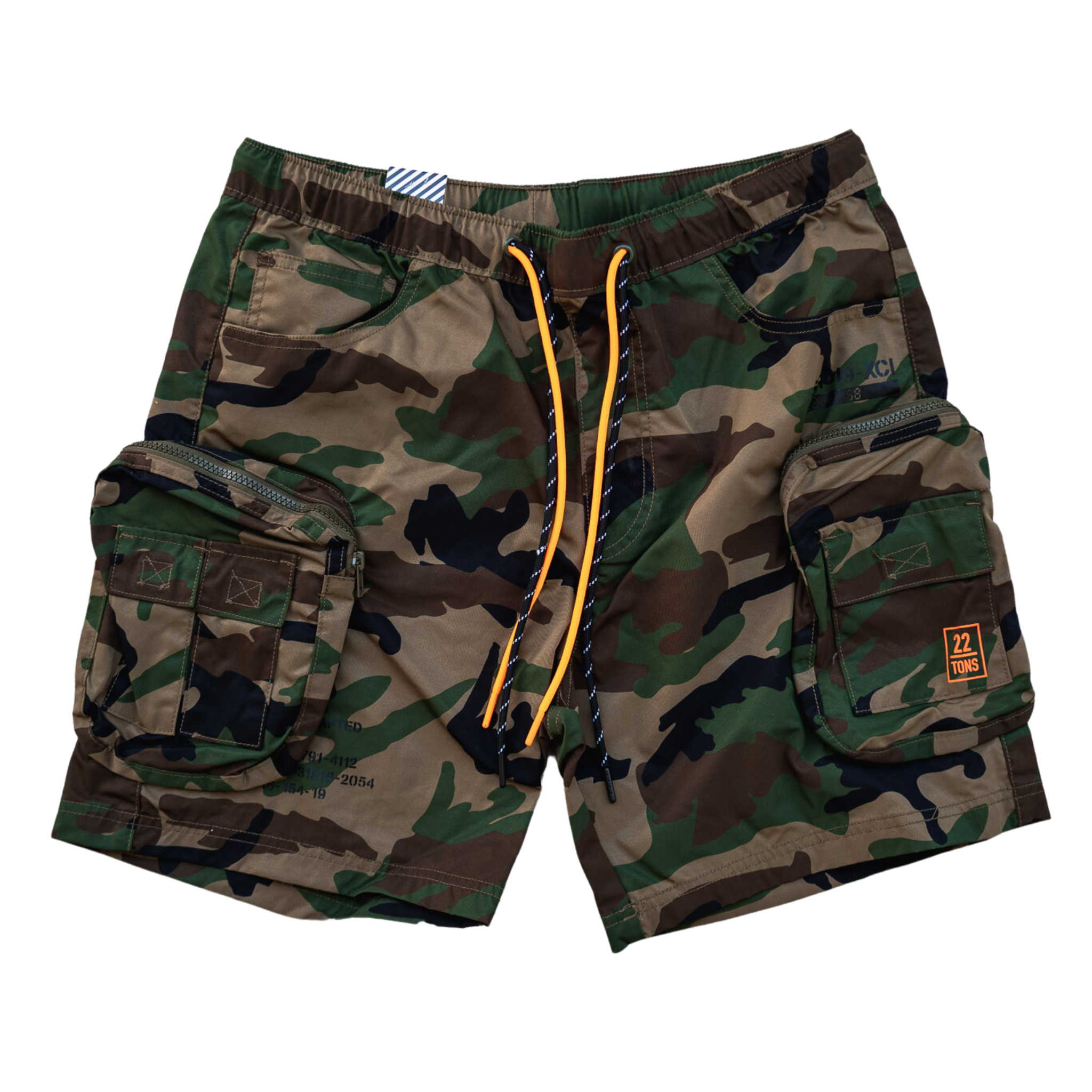 SR Denim Printed Nylon Utility Short (Camo)