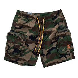 SR Denim Printed Nylon Utility Short (Camo)