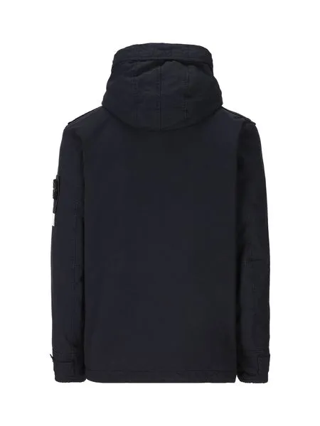 STONE ISLAND High Neck Hooded Jacket - XL