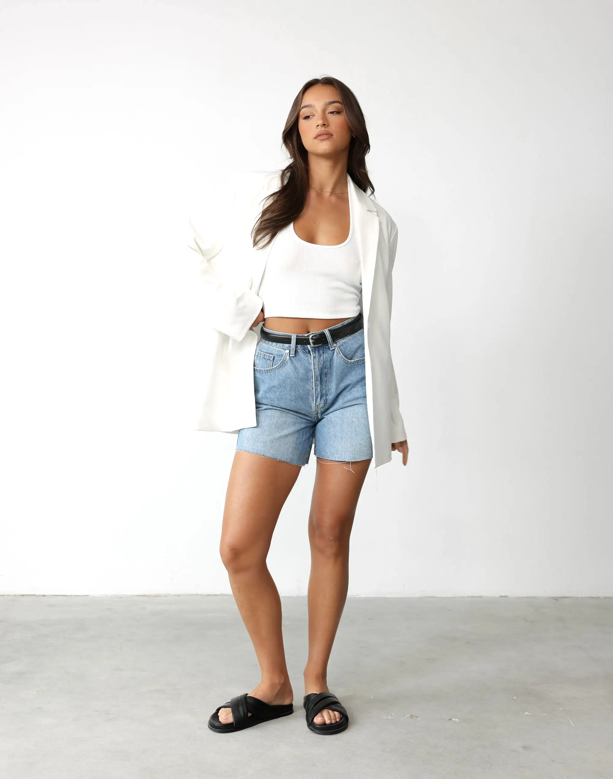 Sunlight Denim Shorts (Denim Blue)