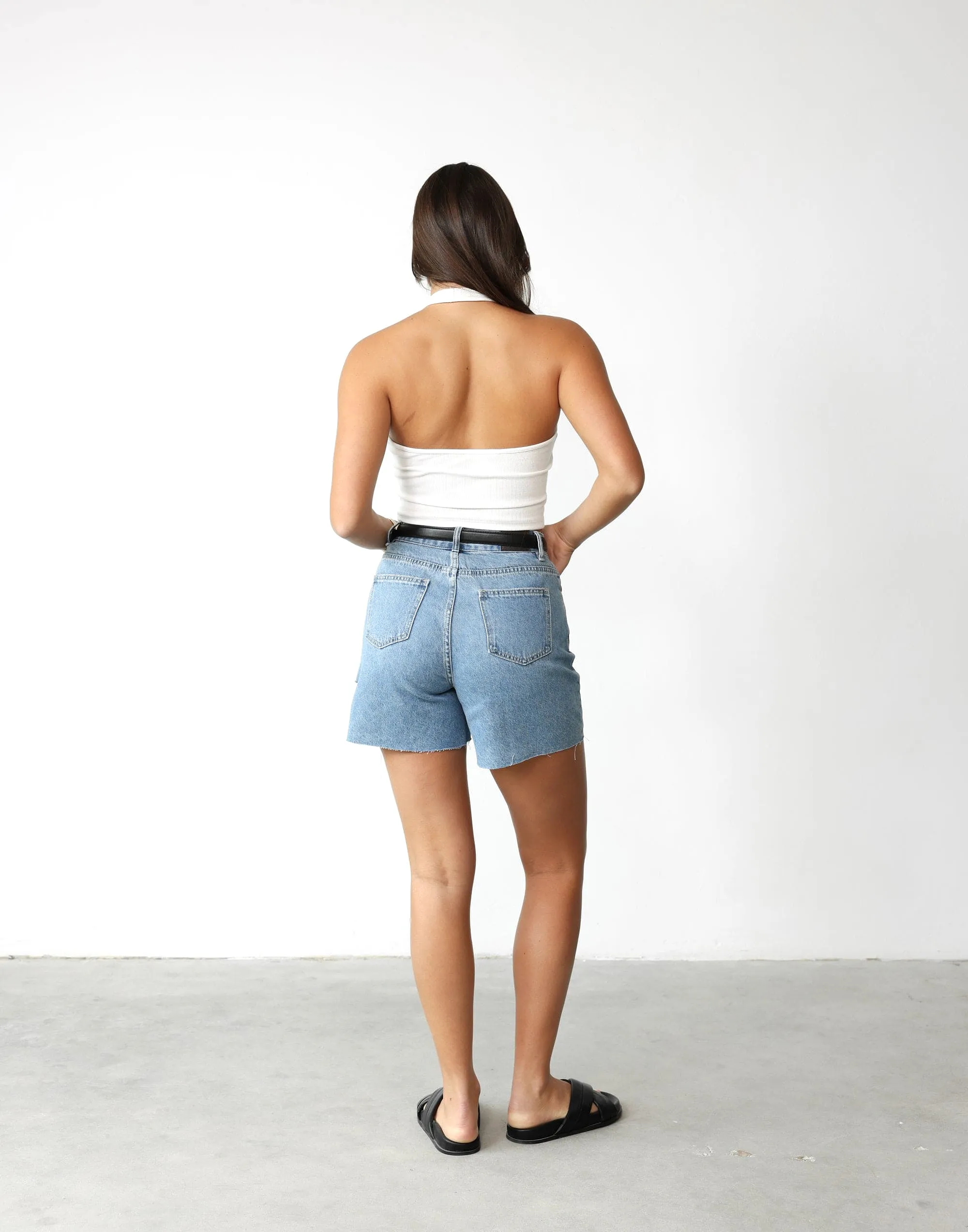 Sunlight Denim Shorts (Denim Blue)