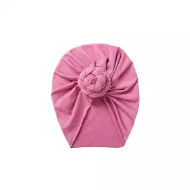 Swirl Knot Baby Turban in Blush