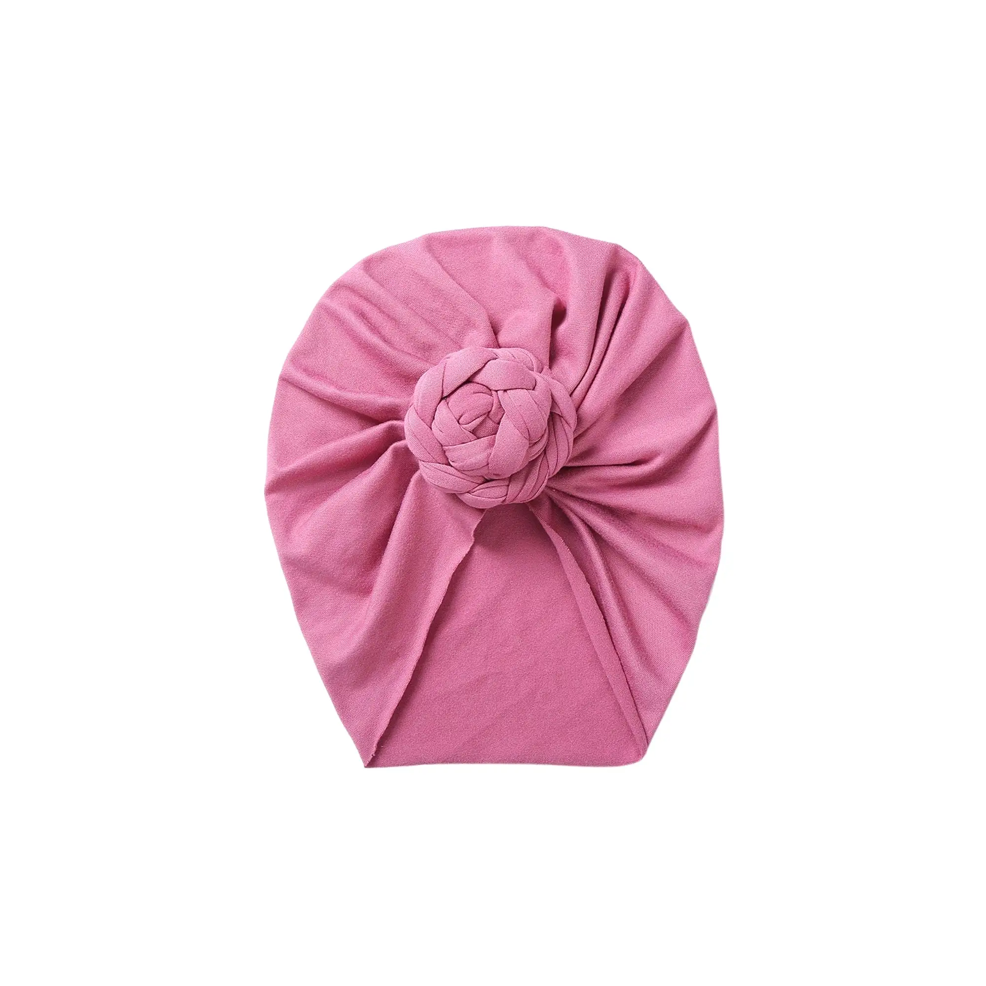 Swirl Knot Baby Turban in Blush