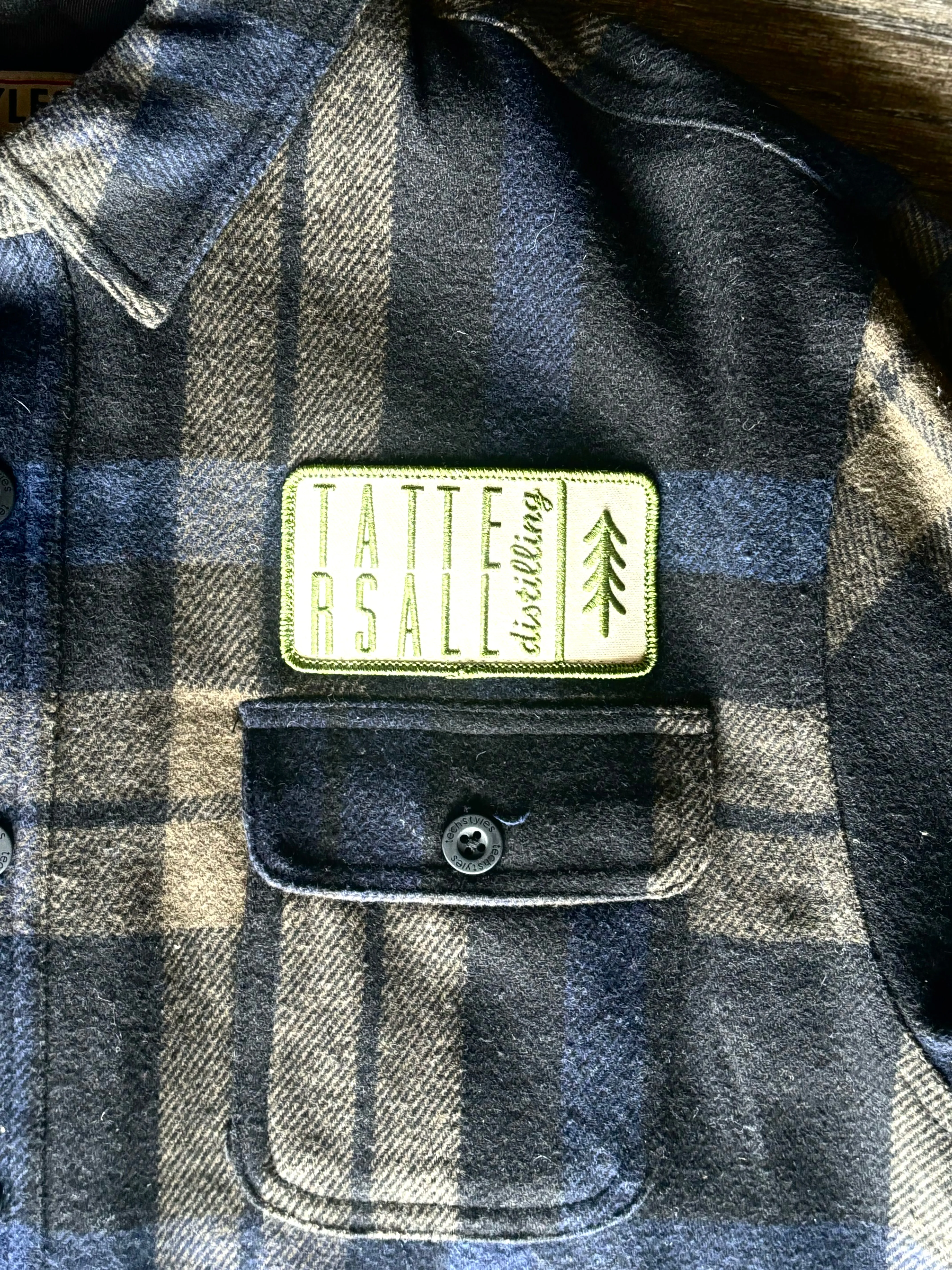 Tattersall Navy/Green Flannel Jacket