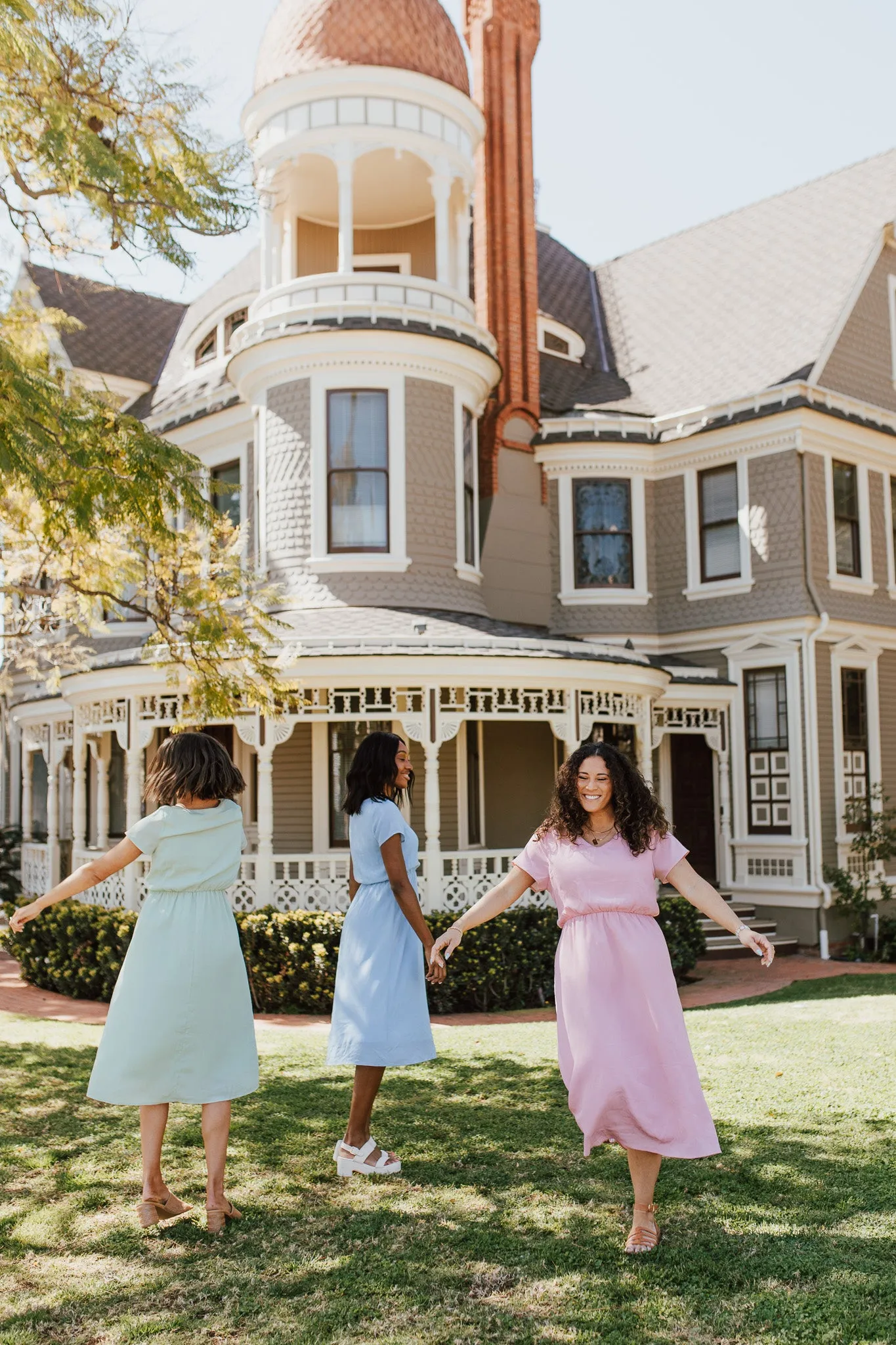 The Derby Dress in Blush