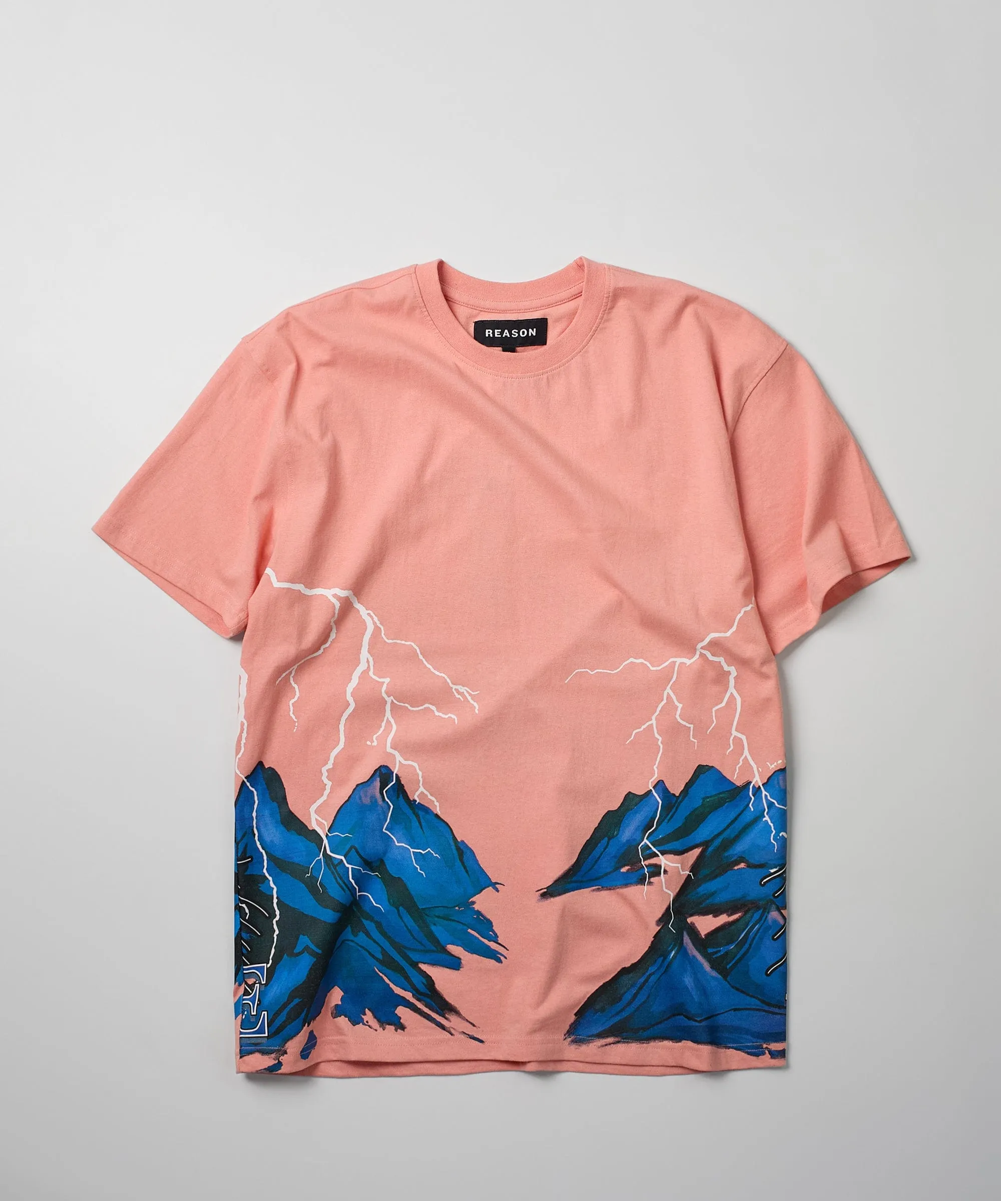 Trust No One Oversized Short Sleeve Tee - Pink