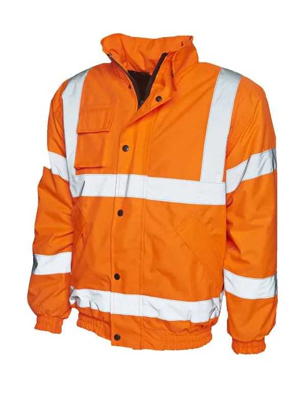 Uneek Clothing High Visibility Bomber Jacket