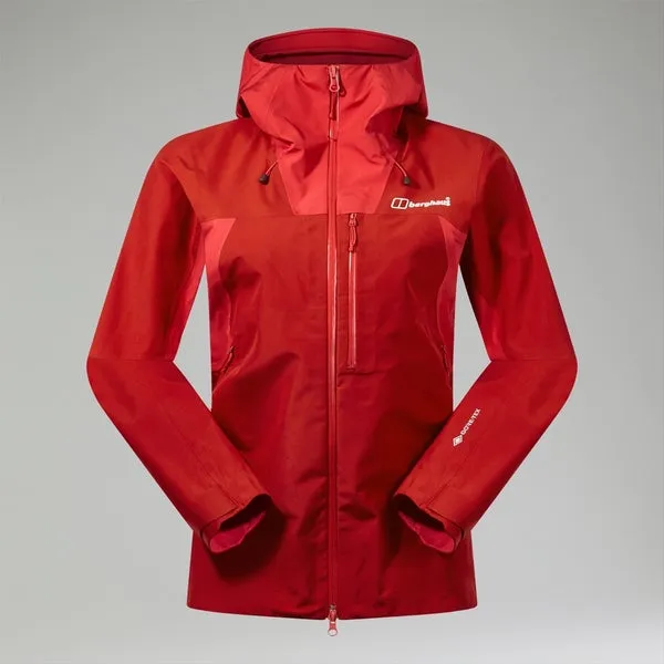 Women's Ridge-Seeker Waterproof Jacket - Red