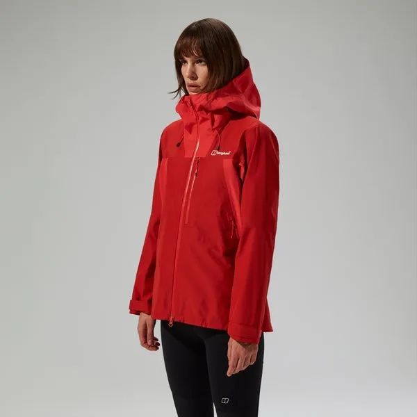 Women's Ridge-Seeker Waterproof Jacket - Red