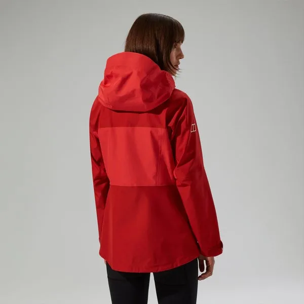 Women's Ridge-Seeker Waterproof Jacket - Red