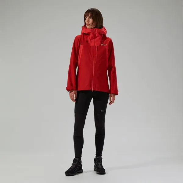 Women's Ridge-Seeker Waterproof Jacket - Red